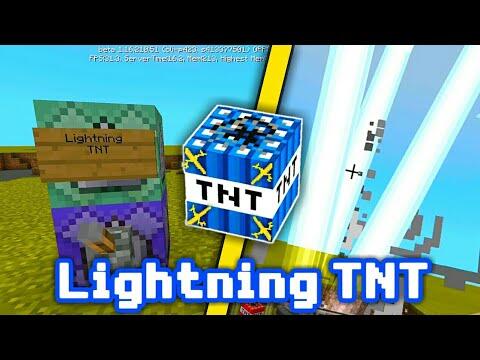 How To Make A Lightning Tnt In Minecraft Using Command Block Tutorial Tricks Bilibili