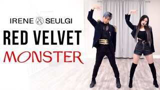 A couple does a cover of Monster by Red Velvet's Irene and Seulgi