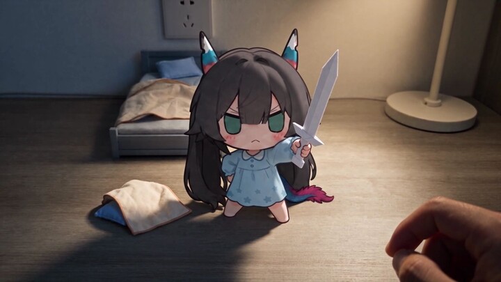 Little Silly Dragon: “I love tickling people in my dreams~”