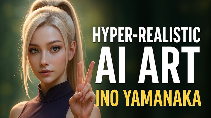Hyper-Realistic AI Art - Ino Yamanaka from Naruto