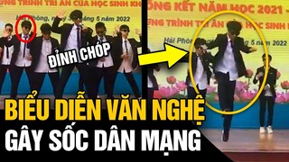 Nhóm học sinh HẢI PHÒNG biểu diễn văn nghệ NGÀY RA TRƯỜNG gây sốt CỘNG ĐỒNG MẠNG