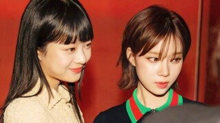 Gặp mặt Trát Kình! Kim Min-jeong + Hanni chụp ảnh chung!