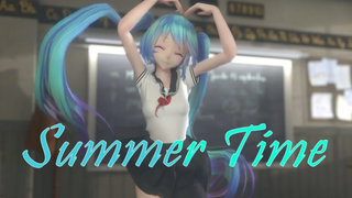 MMDMiku-Summer time(+motion DL)