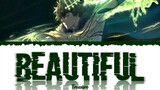 Black Clover Ending 13 - Beautiful By Treasure - [Color Coded Lyrics Kan/Rom/Eng] By Hylyrics X
