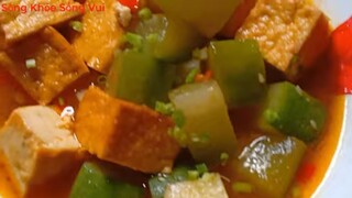 MÓN CHAY GIA ĐÌNH. BÍ ĐAO ĐẬU HỦ KHO TÀÙ.THƠM NGON LẠ MIỆNG