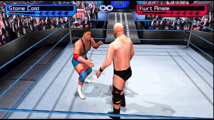 Stone Cold vs Kurt Angle