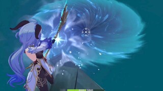 Saat Anda menekan pusaran dengan Frostbolt