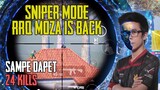 SNIPER MODE RRQ MOZA IS BACK !!! SAMPE DAPET 24 KILLS !!! - PUBG MOBILE INDONESIA