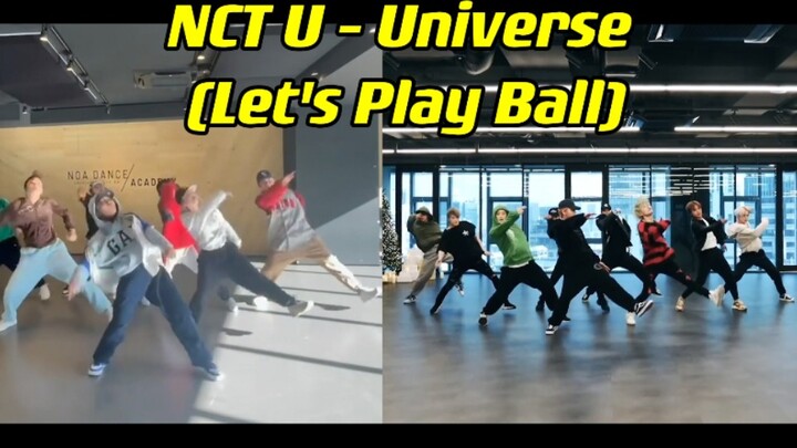 NCT U - Universe (Let's Play Ball) 原版编舞练习室同框对比 _ 日本编舞师ReiNa