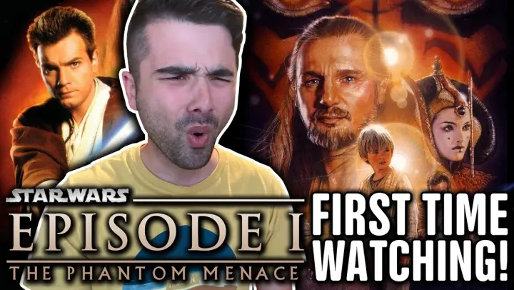 WATCHING STAR WARS: THE PHANTOM MENACE FOR THE FIRST TIME!! STAR WARS EPISODE 1 MOVIE REACTION!