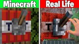 Realistic Minecraft | Real Life vs Minecraft | Realistic Slime, Water, Lava #608