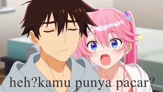 kakak penasaran sama adik yang sedang jatuh cinta