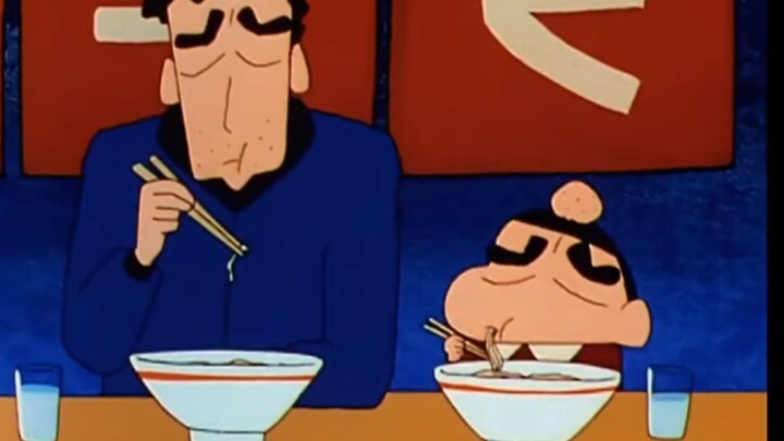 【Crayon Shin-chan】Hiroshi và Shin-chan đi tuần tra ngoài trời, sau khi tuần tra thì tình cờ gặp Misa