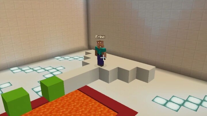 Thử thách chạy nhảy trong Minecraft