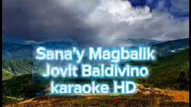 Sana'y Magbalik by: Jovit Baldivino (karaoke version)📺🎶🎤