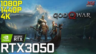 God of War | RTX 3050 | 1080p, 1440p, 4K benchmarks!