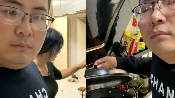 Vợ nhất quyết nấu cá để bày tỏ tình yêu, chồng đành bất lực đứng bên ghi lại; nắp nồi vừa mở ra, phả