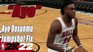 Ayo Dosunmu Jumpshot Fix NBA2K22