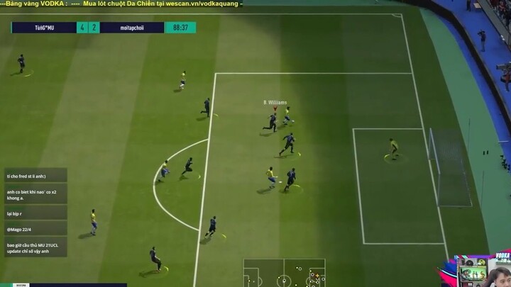 VODKA Mõm _ Lần đầu quẩy FRED đại đế 21U +8 với team Man Utd cực cháy Ronaldo TO #8 #gaming