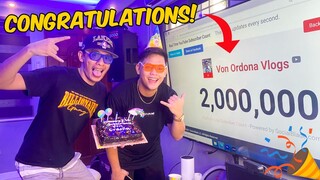 SURPRISE GIFT @Von Ordona Vlogs (2MILLION SUBSCRIBERS)