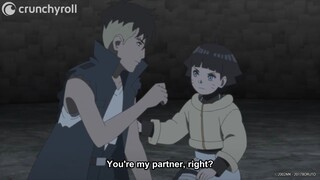 Himawari and kawaki Fight scene.