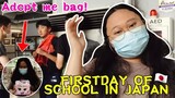FIRSTDAY OF SCHOOL IN JAPAN 🇯🇵 + NAKITA KO YUNG BAG SA ADOPT ME 😲