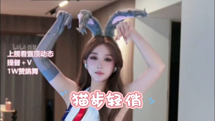 Mì gạo hết hạn, mèo kitty, cảnh sát thỏ cosplay nhảy lại bài Hàn “Bước chân mèo nhẹ nhàng”