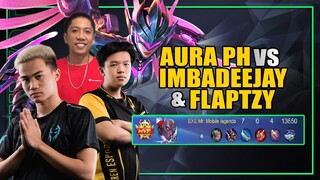 AURA PH vs FLAPTZY, IMBADEEJAY and BENNYQT sa RANK!!