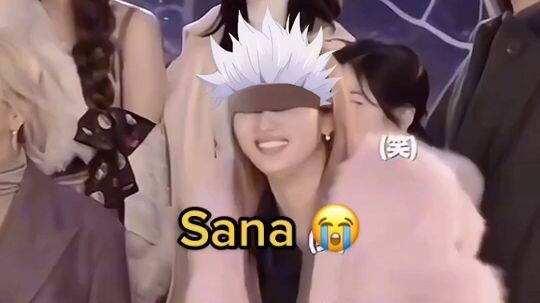 Sana into Gojo Satoru memes