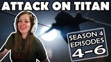 LEVI is BACK...and so is everyone else... Attack On Titan Episodes 4 - 6 | Anime React