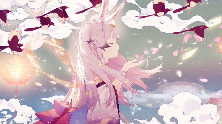 Tặng bạn một hình nền động phong cách cổ điển Lam Âm nhé~