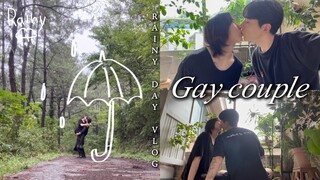 🌈 (남남커플) 시골에 사는 8년차 게이커플의 '비 오는 날' 기록하기 [SUB] BL | Korean gay | Gay couple | LGBT | Rain | Vlog 💚💙