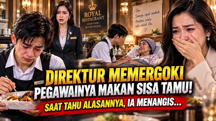 Direktur Memergoki Pegawainya Makan Sisa Tamu!. Saat Tahu Alasannya, Ia Menangis…