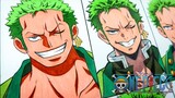 Drawing Roronoa Zoro in different anime styles | One Piece