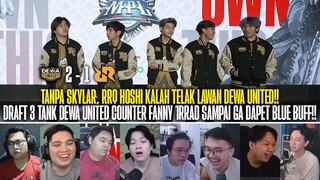 RRQ HOSHI BUTUH SKYLAR?? KALAH TELAK VS DEWA!! REAKSI STREAMER DEWA UNITED 2-1 RRQ HOSHI MPL ID S13!