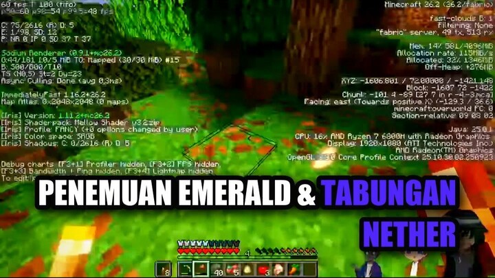 Penemuan Emerald & Tabungan Nether 💚