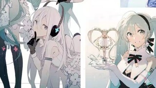 Rellakinoko】Nyonya Jamur Cahaya Rakyat! Gambar 3 set Hatsune Wife sekaligus!