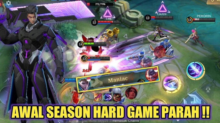 AWAL SEASON HARD GAME!! SEMPAT TERTEKAN TAPI ALUCARD MEMBALIKAN KEADAAN!!! - MOBILE LEGENDS