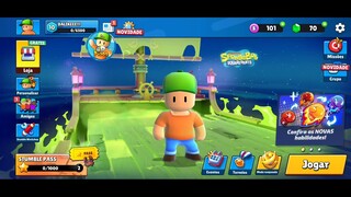 COMO TER TUDO DO STUMBLE GUYS 0.76 LIBERADO!! MULTIPLAYER, GEMAS INFINITAS, SKINS, EMOTES
