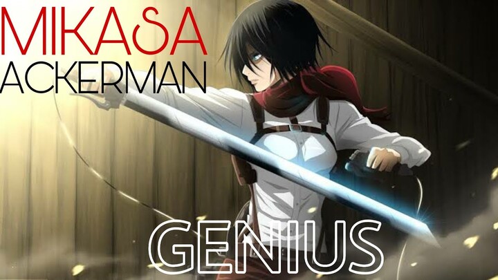 Mikasa Ackerman - Genius • AMV || Shingeki no Kyojin | Attack On Titan Edit | Mikasa WhatsApp Status