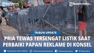 Pekerja Papan Reklame Meninggal Tersengat Listrik di Konawe Selatan Sulawesi Tenggara