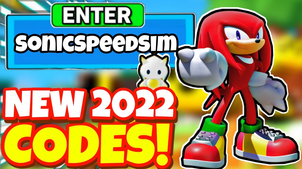 NEW* ALL WORKING CODES FOR SONIC SPEED SIMULATOR AUGUST 2022! ROBLOX SONIC  SPEED SIMULATOR CODES 