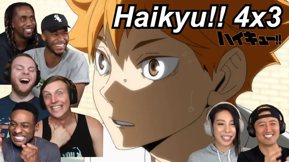 Haikyu 4x3 Reactions Great Anime Reactors ハイキュー 海外の反応 Bilibili