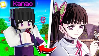 I Became KANAO in Demon Slayer Minecraft Mod!