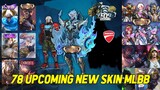 78 Upcoming New Skin Mobile Legends | MLBB x Ducatti, Gatotkaca Collector, Badang Updated Starlight