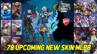 78 Upcoming New Skin Mobile Legends | MLBB x Ducatti, Gatotkaca Collector, Badang Updated Starlight