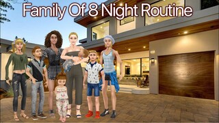 Family Of 8 Night Routine SIMS FREEPLAY