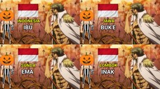 Parody 4 Bahasa || Gara" Gk Pake Baju Halloween 😂