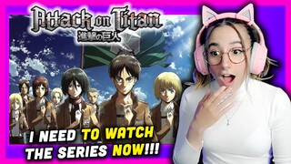 ATTACK ON TITAN Openings (1-7)" | NEW Anime Fan!? - First Time Reaction