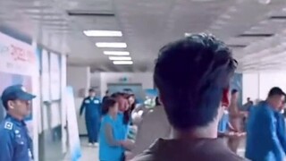 He pretended to be there, her husband is a "shuo rat", so that's what it feels like